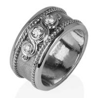 pre owned platinum and diamond band ring 4148105