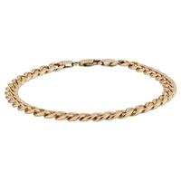 Pre-Owned 9ct Yellow Gold Curb Chain Bracelet 4188988