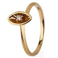 Pre-Owned 14ct Yellow Gold Diamond Single Stone Ring 4311014