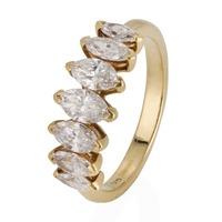 Pre-Owned 18ct Yellow Gold Marquise Diamond Seven Stone Ring 4328185