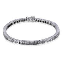 pre owned 18ct white gold diamond bracelet 4128903