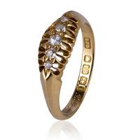 Pre-Owned 18ct Yellow Gold Edwardian Five Stone Diamond Ring 4111160