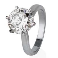 Pre-Owned Platinum 3.45ct Diamond Solitaire Ring 4328070