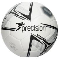 Precision Rotario Match Football White/Black/Silver Size 5
