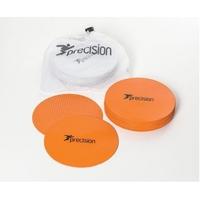 precision large round rubber marker discs orange set of 20