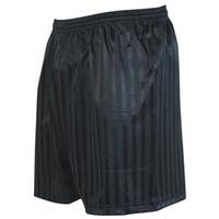 Precision Striped Continental Football Shorts 22-24 Black