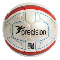 Precision Santiago Match Football (White/Orange) Size 4