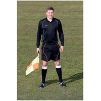 Precision Referees Short Sleeve Shirt Black/White 46-48