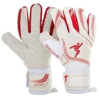 precision premier junior white shadow gk gloves 7