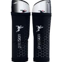 Precision Matrix ShinPads (with Sleeve) Small White/Black/Red