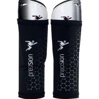 precision matrix shinpads with sleeve large whiteblackred