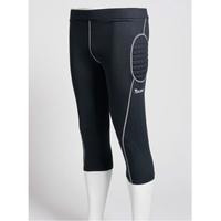 Precision Padded Base-Layer G.K. 3/4 Pants X.Large Black/Silver