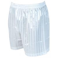 Precision Striped Continental Football Shorts 18-20 inch White
