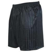 Precision Striped Continental Football Shorts 34-36 inch Black