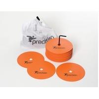 Precision Medium Round Rubber Marker Discs Orange (Set of 20)