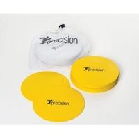 precision large round rubber marker discs yellow set of 20