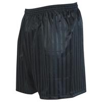 Precision Striped Continental Football Shorts 26-28 inch Black