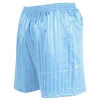 Precision Striped Continental Football Shorts 38-40 inch Sky Blue