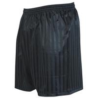 Precision Striped Continental Football Shorts 42-44 inch Black