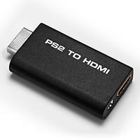 PS2 to HDMI Converter Adapter with 3.5mm Audio Output for HDTV HDMI Monitor