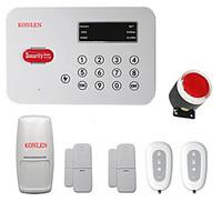 PSTN Wireless Alarm Systems Security Home House Voice Auto Dialer Burglar Alarma Case with Smart Mini Magnetic Door PIR Sensor