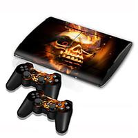 PS3 Slim 4000 Console Protective Sticker Cover Skin Controller Skin Sticker