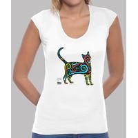 psychedelic cat blanc noia