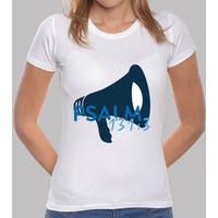 psalm 131 t-shirt white woman megaphone