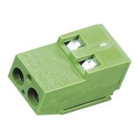 ptr 50700020201f 2 way pcb screw terminal block 50mm 24a