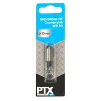 PTX 40Cr Steel Five Flute Countersink (Dia)13mm (L)50mm