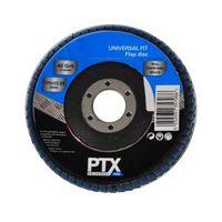 PTX 40 Grit Flap Disc (Dia) 115mm