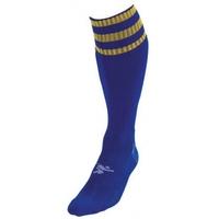 PT 3 Stripe Pro Football Socks LBoys Royal/Gold