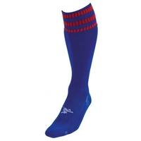 PT 3 Stripe Pro Football Socks Mens Royal/Red
