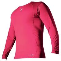 pt base layer long sleeve crew neck shirt medium fluo pink