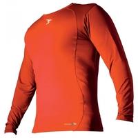 pt base layer long sleeve crew neck shirt xlarge orange