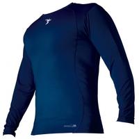 pt base layer long sleeve crew neck shirt xlarge navy