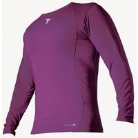 pt base layer long sleeve crew neck shirt small boys purple