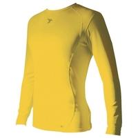 pt base layer long sleeve crew neck shirt boys yellow