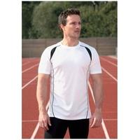 PT S/S Running Shirt White/Black 30-32 inch