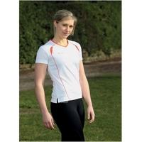 PT Ladies S/Sleeve Running Shirt White/\