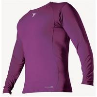 pt base layer long sleeve crew neck shirt boys purple