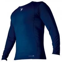 pt base layer long sleeve crew neck shirt large boys navy