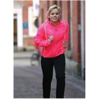 PT Ladies Running Rain Jacket Pink/Silver 12 (36inch)