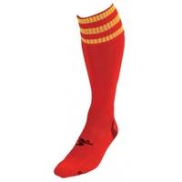 pt 3 stripe pro football socks mens redyellow