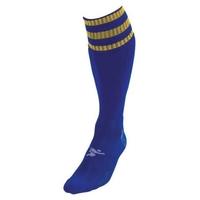 PT 3 Stripe Pro Football Socks Mens Royal/Gold