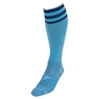 PT 3 Stripe Pro Football Socks Mens Sky/Navy