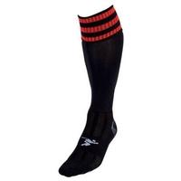 PT 3 Stripe Pro Football Socks Mens Black/Red