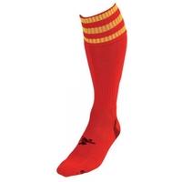 pt 3 stripe pro football socks boys redyellow