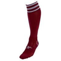 pt 3 stripe pro football socks boys maroonwhite