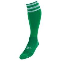 pt 3 stripe pro football socks boys greenwhite